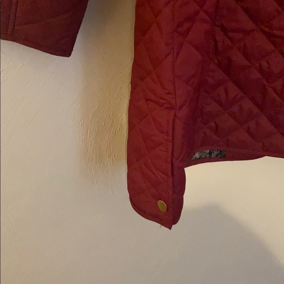 Quilted burgundy jacket by Appleseed’s petites - Picture 6 of 7